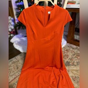 Women’s Calvin Klein Short Sleeve V-neck Dress